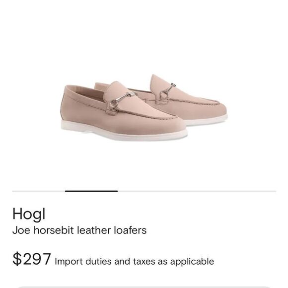 Hogl Light Blue Leather Horsebit Loafers - Picture 16 of 16